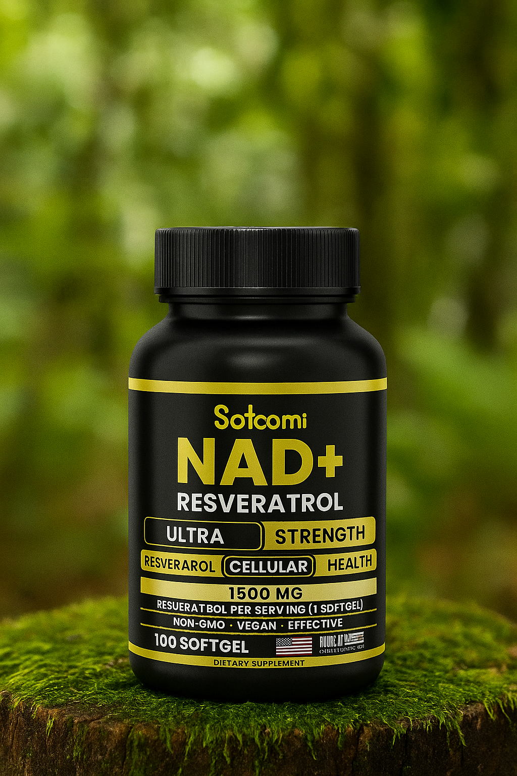 NAD+ CON RESVERATROL 1500 MG