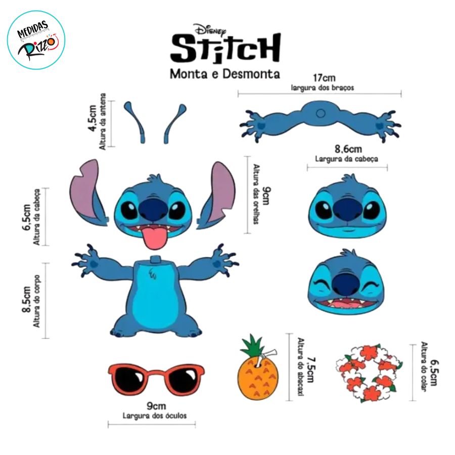 JUGUETE STITCH INTERCAMBIABLE 🤪